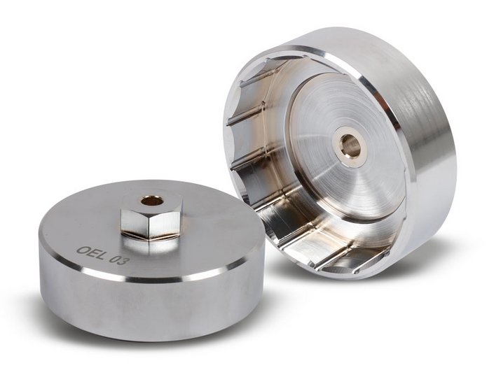 Ölfilterschlüssel gefräste HQ-Metallausführung (Ø 74 mm; 14 Rillen & abgerundete Flächen) Ölfilterschlüssel gefräste HQ-Metallausführung (Ø 74 mm; 14 Rillen & abgerundete Flächen)