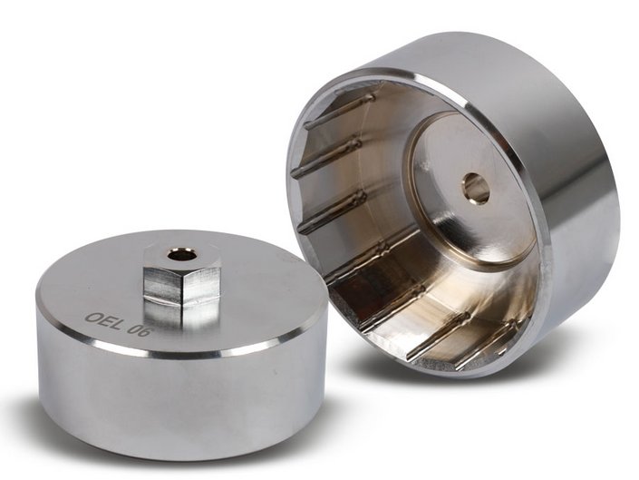 Ölfilterschlüssel gefräste HQ-Metallausführung (Ø 74,6 mm; 15 Flächen & Rillen) Ölfilterschlüssel gefräste HQ-Metallausführung (Ø 74,6 mm; 15 Flächen & Rillen)