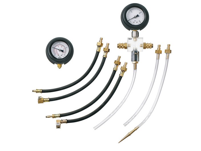 Prüf-Set für Rücklaufdruckmessung von Piezo Common Rail-Injektoren (Hersteller Bosch, DELPHI, VDO/Siemens) Prüf-Set für Rücklaufdruckmessung von Piezo Common Rail-Injektoren (Hersteller Bosch, DELPHI, VDO/Siemens)