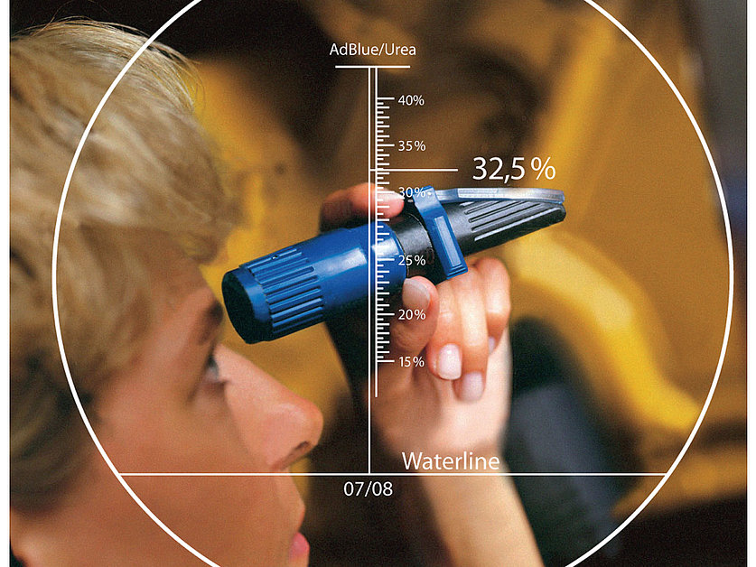 Refraktometer zur Messung der Harnstoff-Konzentration/AdBlue®*