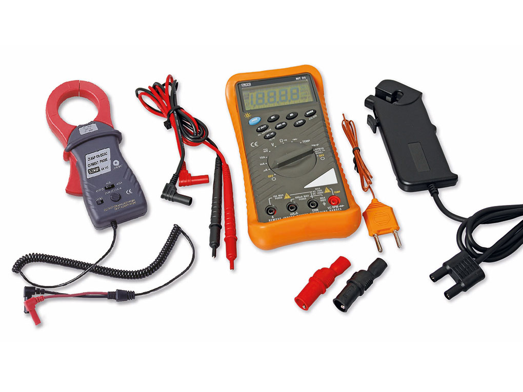 Universal-Multitester MT 09 mit Stromzange STZ 01, 0...400 A Universal-Multitester MT 09 mit Stromzange STZ 01, 0...400 A